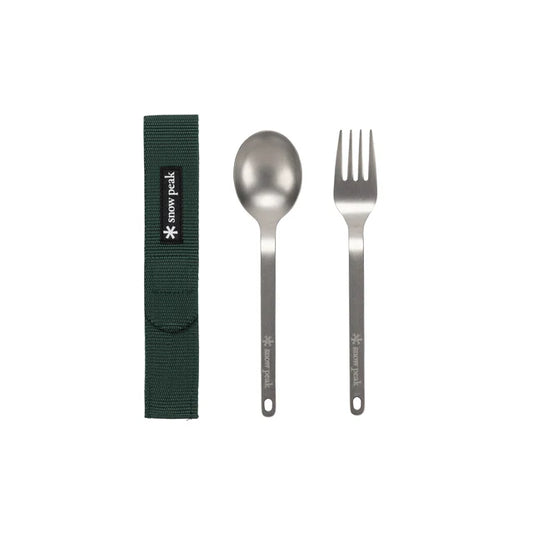 Snow Peak Titanium Fork & Spoon Set