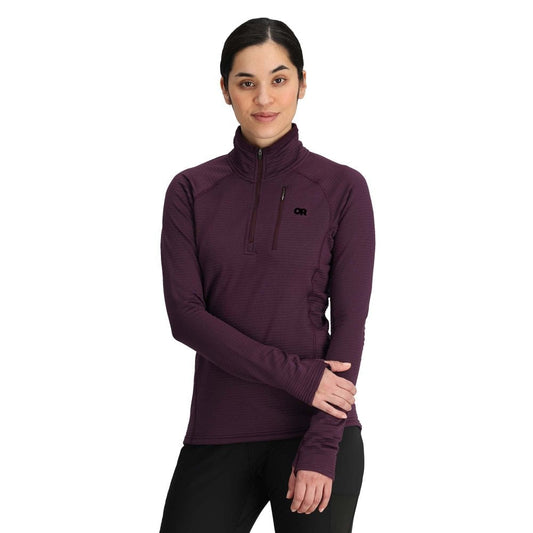 Outdoor Research Vigor Grid 1/4 zip Womens | Amethyst